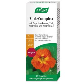 A.Vogel Zink-Complex Συμπλήρωμα Διατροφής για το Ανοσοποιητικό 30 ταμπλέτες