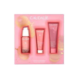 Caudalie Promo Moisturizing Routine Σετ με Vinohydra Ενυδατικό Ορό 30ml & ΔΩΡΑ Vinohydra Ενυδατική Μάσκα 15ml & Rose De Vigne Αφρόλουτρο 50ml