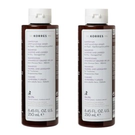 Korres Promo Σαμπουάν για Ξηρά-Αφυδατωμένα Μαλλιά με Αμύγδαλο και Λινάρι το 2ο προϊόν -50% 2x250ml