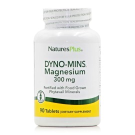 Natures Plus Συμπλήρωμα Μαγνησίου Dyno-Mins Magnesium 300 mg 90 tabs