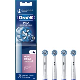 Oral B Ανταλλακτικές Κεφαλές Pro Sensitive Clean 4 τμχ