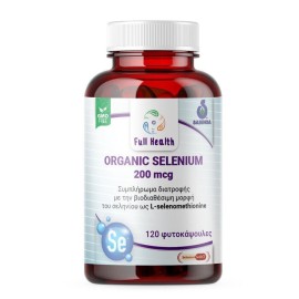 Full Health Organic Selenium 200 mcg Συμπλήρωμα Διατροφής με Σελήνιο 120 φυτοκάψουλες