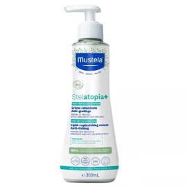 Mustela Stelatopia+ Lipid-Replenishing Cream Κρέμα Αναπλήρωσης Λιπιδίων Κατά του Κνησμού για Πρόσωπο & Σώμα  300ml