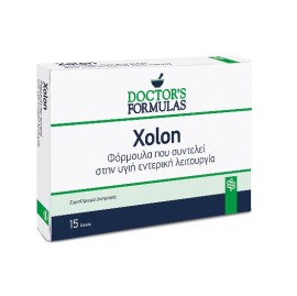 Doctors Formulas Xolon Συμπλήρωμα Διατροφής που Συντελεί στην Φυσιολογική Λειτουργία του Εντέρου 15caps