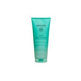 Apivita Just Bee Clear Purifying Cleanser Gel Τζελ Καθαρισμού που Εξυγιαίνει το Δέρμα 200ml