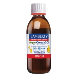 Lamberts Vegan Omega 3 Oil Συμπλήρωμα Λιπαρών Οξέων Έλαιο Ω3 150ml