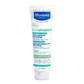 Mustela Stelatopia+ Lipid-Replenishing Cream Κρέμα Αναπλήρωσης Λιπιδίων Κατά του Κνησμού για Πρόσωπο & Σώμα  150ml