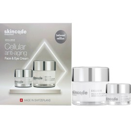 Skincode Exclusive Cellular Anti-Aging Seasonal Edition Cellular Anti-Aging Cream 24ωρη Αντιγηραντική Κρέμα Προσώπου 50ml & Cellular Wrinkle Prohibiting Eye Contour Cream Αντιγηραντική Κρέμα Ματιών 15ml