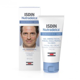 Isdin Nutradeica Facial gel-cream Seborrheic skin Κρέμα Προσώπου για Δέρμα με Σμηγματόρροϊκή Δερματίτιδα 50ml