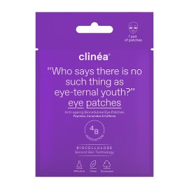 Clinea Anti-Ageing Biocellulose Eye Patches Αντιγηραντικά Patches Ματιών 1 ζευγάρι